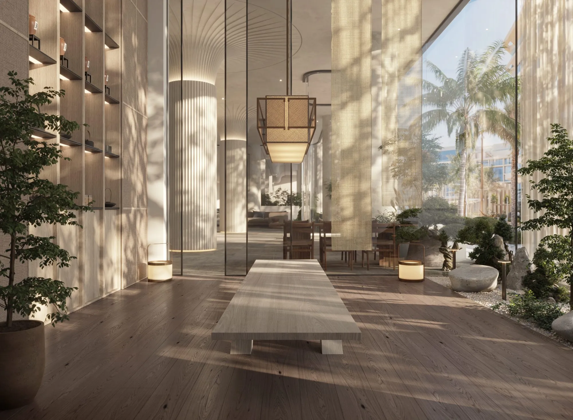 Mamsha palm: A Biophilic design inspired by Japanese minimalism