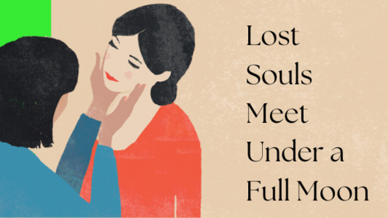 Cover of Mizuki Tsujimura’s latest book titled Lost Souls Meet Under a Full Moon