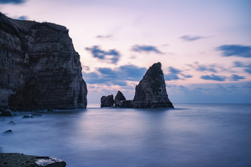 beautiful coastal scenery in Chiba 