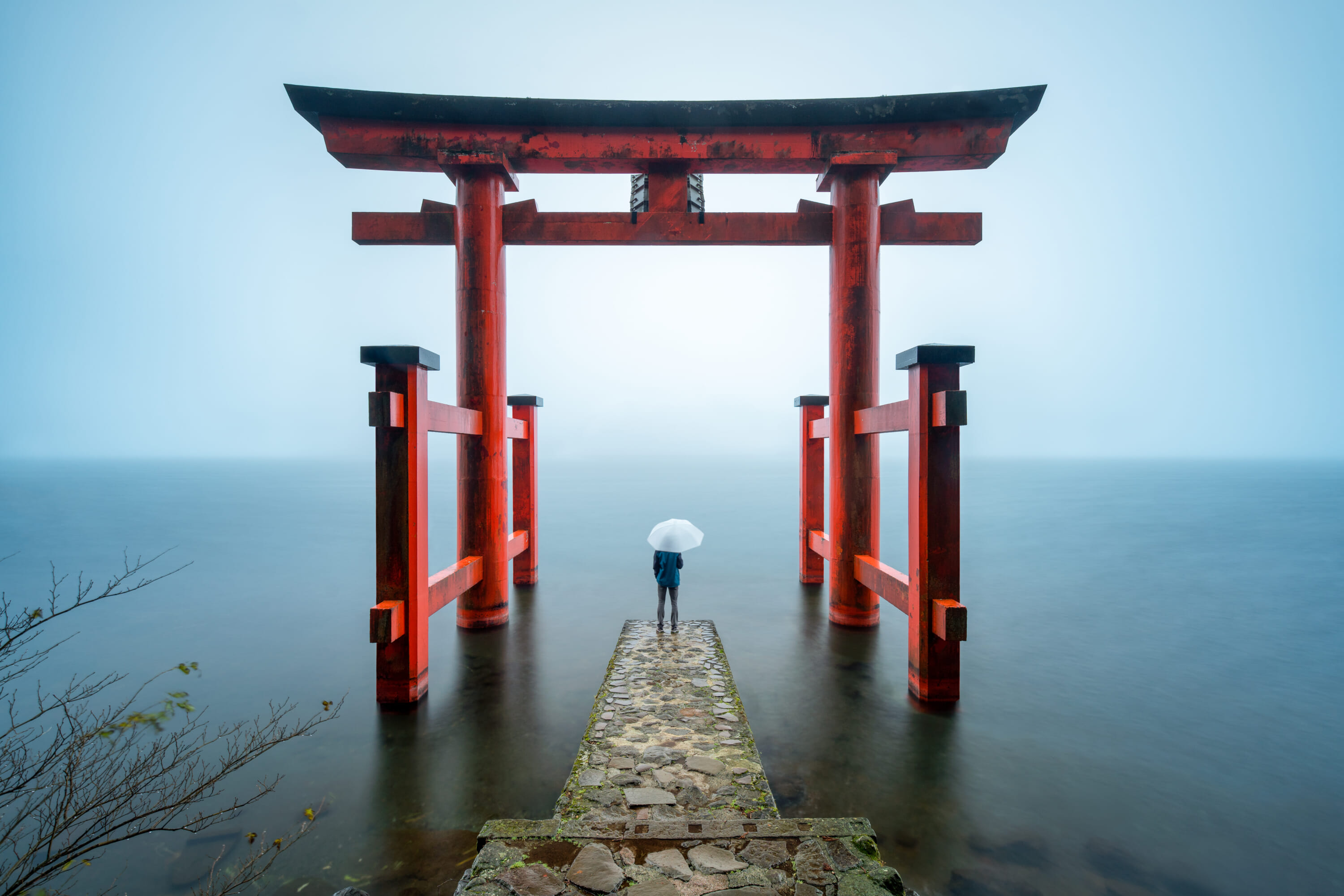 rain hakone rainy season japan