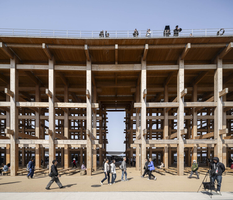 The World’s Largest Wooden Architectural Structure: Explore Sou Fujimoto’s Grand Ring at Expo 2025 Osaka Through the Lens of Stephane Aboudaram - Image 1 of 26