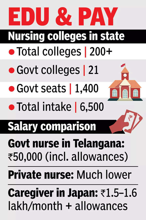 Telangana mulls Japanese lessons for nursing jobs in Japan