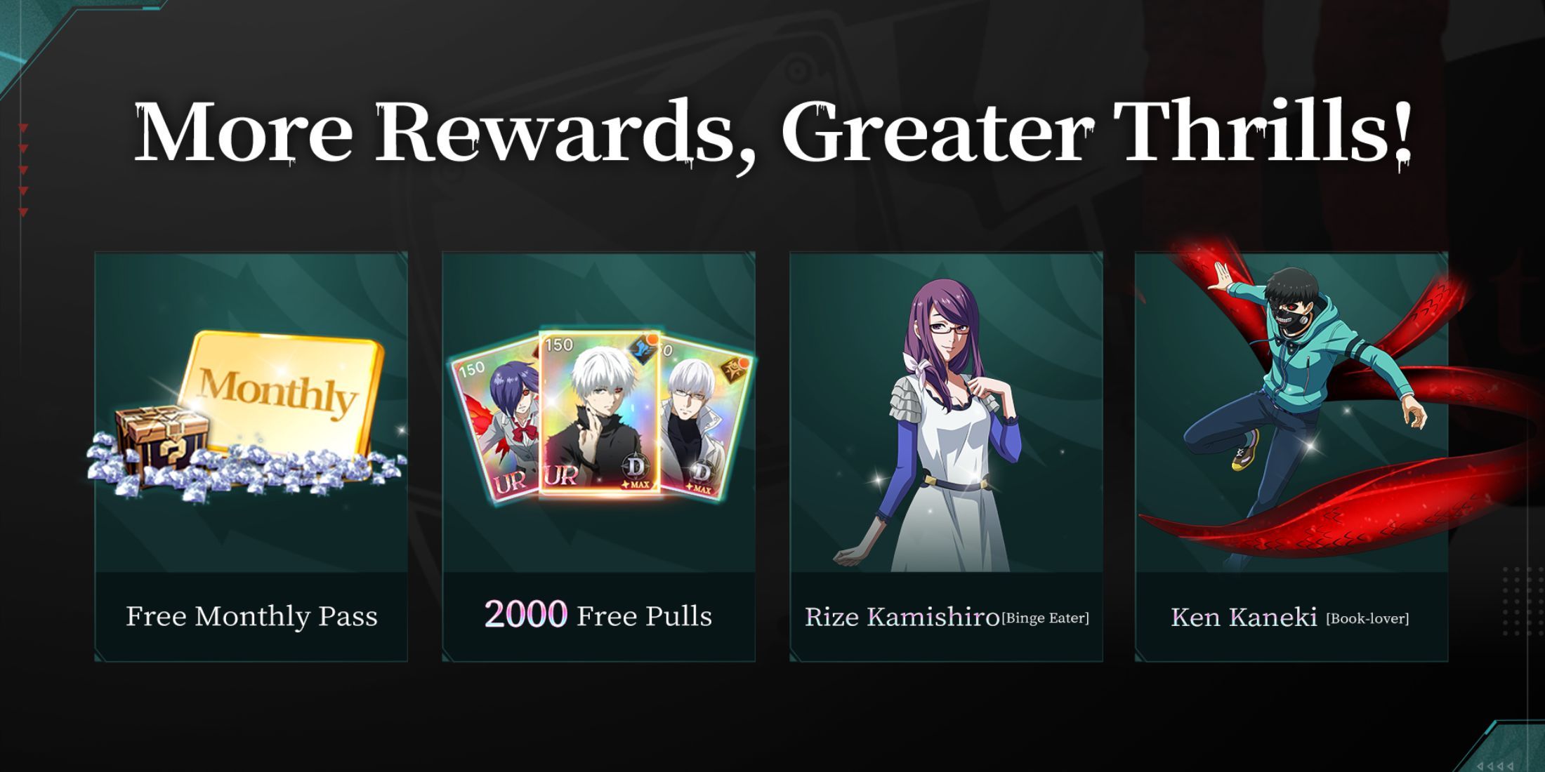 Tokyo Ghoul Awakening rewards