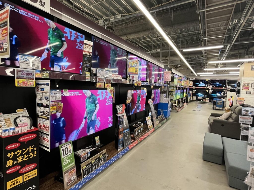Electronics store in Japan
