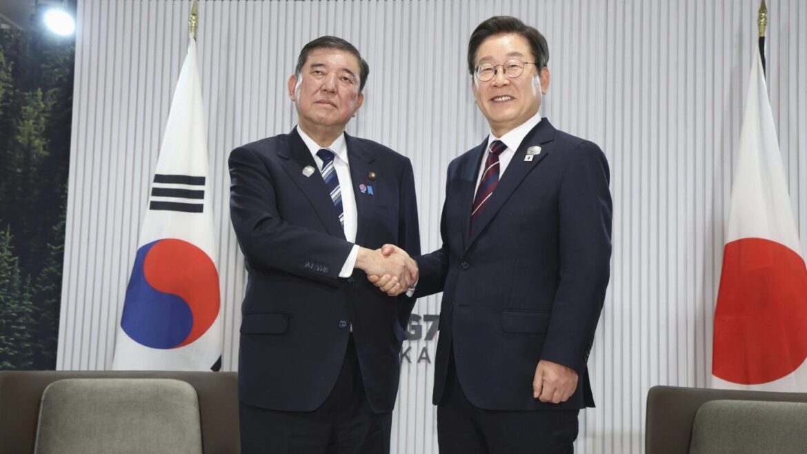 Japan and South Korea mark 60 years of diplomatic relations
