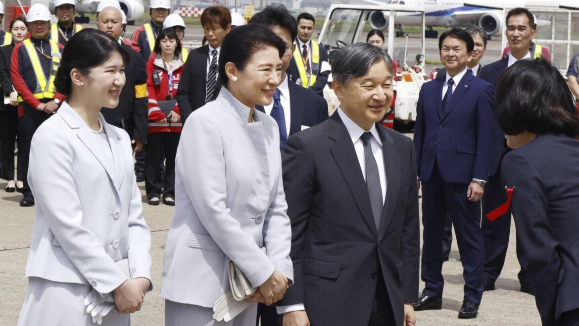 Japan's emperor prays for the Okinawa war dead 80 years since the battle