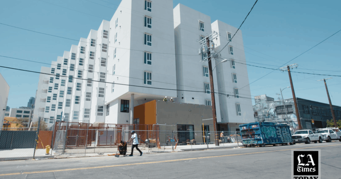 LA Times Today: Little Tokyo and Skid Row celebrate new affordable housing development LA Times Today: Little Tokyo and Skid Row celebrate new affordable housing development