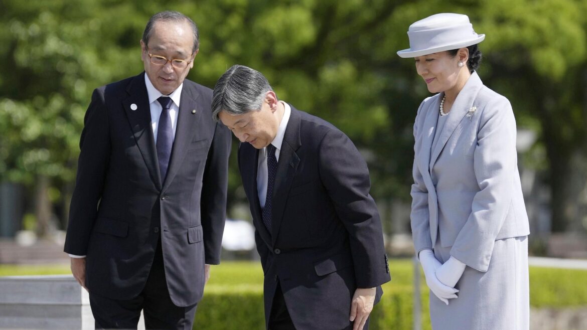 Japan's royal couple mourn A-bomb victims ahead of Hiroshima's 80th anniversary