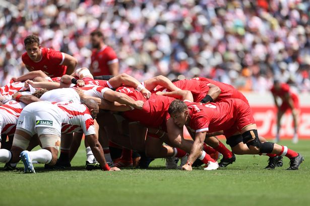 Wales had some scrum issues against Japan