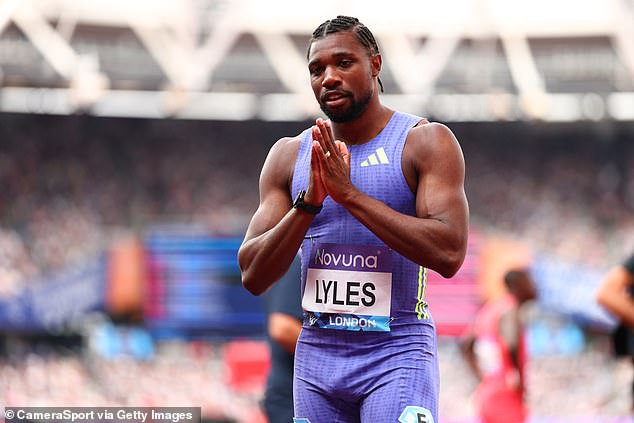 Olympic champion Noah Lyles had a day to forget in London but refused to panic