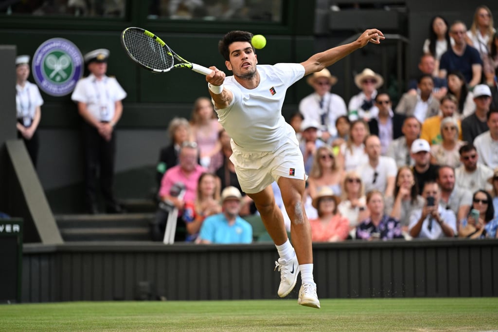 Defending champion Carlos Alcaraz was pushed hard by Germany’s Jan-Lennard Struff. Photo: Xinhua