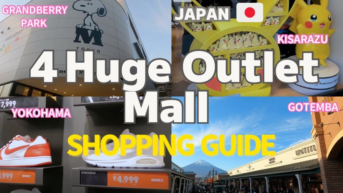 【Tokyo Outlet Shopping】4 Must-Visit Malls Near Tokyo: Minami Machida, Kisarazu, Gotemba, Yokohama. 【Tokyo Outlet Shopping】4 Must-Visit Malls Near Tokyo: Minami Machida, Kisarazu, Gotemba, Yokohama.