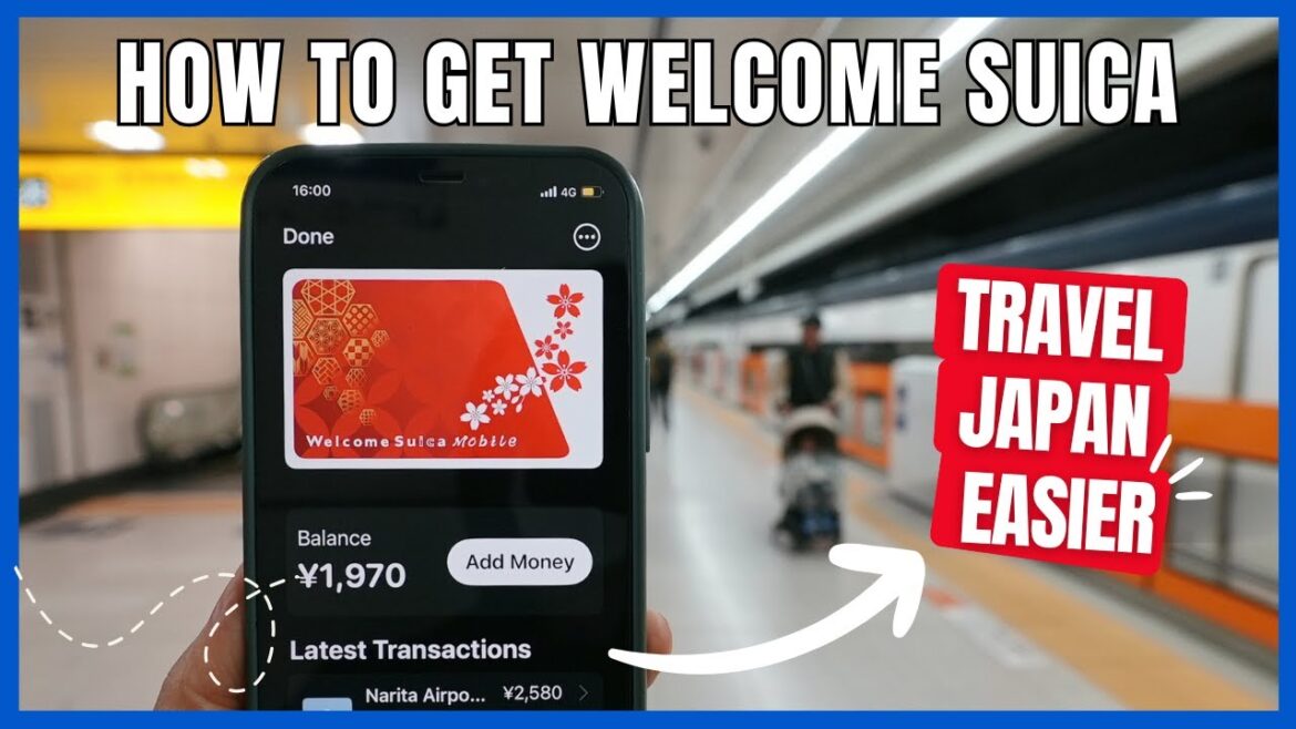 How To Get WELCOME SUICA Card on iPhone 🚅 JAPAN TRAVEL TIPS 🚌 WATCH BEFORE YOU GO