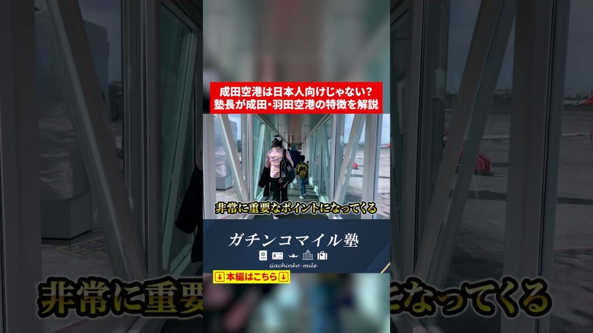 【徹底解説】成田空港と羽田空港の使い方！#shorts