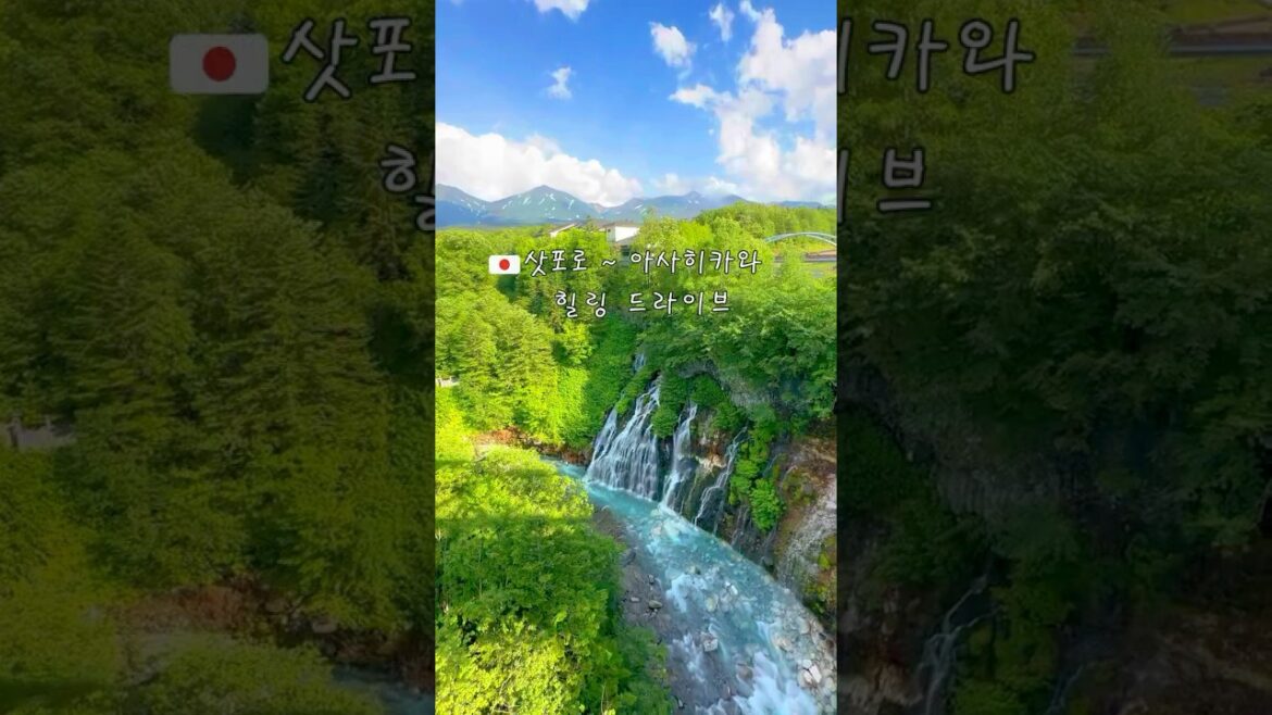 [Driving Japan] 삿포로~아사히카와 힐링 드라이브. 하루의 마무리는 징기스칸! 신비로운 코발트블루 청의호수 흰수염폭포 #美瑛 #waterfall #hokkaido