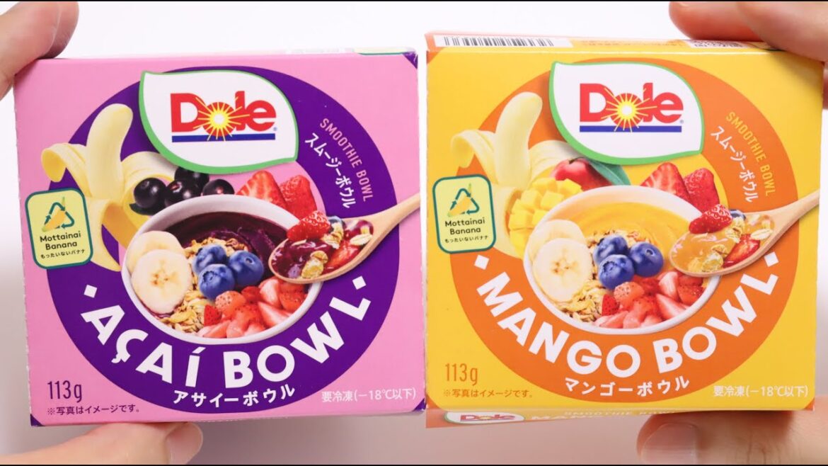Dole Frozen Acai Bowl and Mango Bowl 7 Eleven Frozen Food Dole Frozen Acai Bowl and Mango Bowl 7 Eleven Frozen Food
