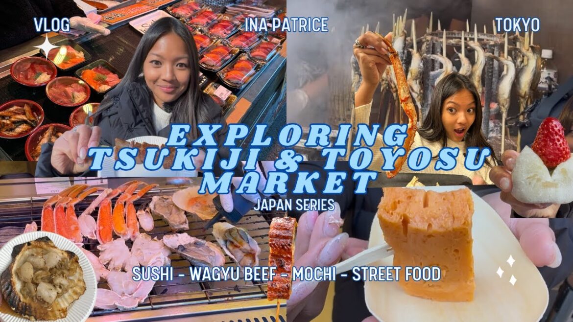 Japanese STREET FOOD TOUR! Exploring Tsukiji and Toyosu Market in Tokyo (wagyu beef, mochi, & more!) Japanese STREET FOOD TOUR! Exploring Tsukiji and Toyosu Market in Tokyo (wagyu beef, mochi, & more!)
