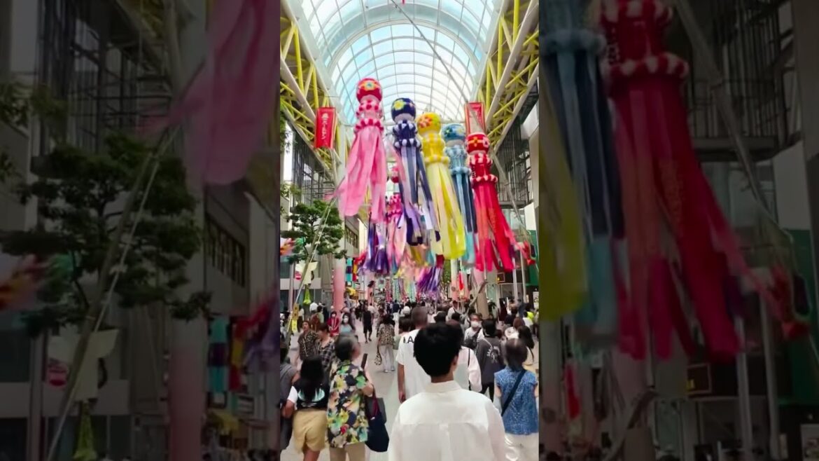 七夕、仙台市 Tanabata festival, Sendai