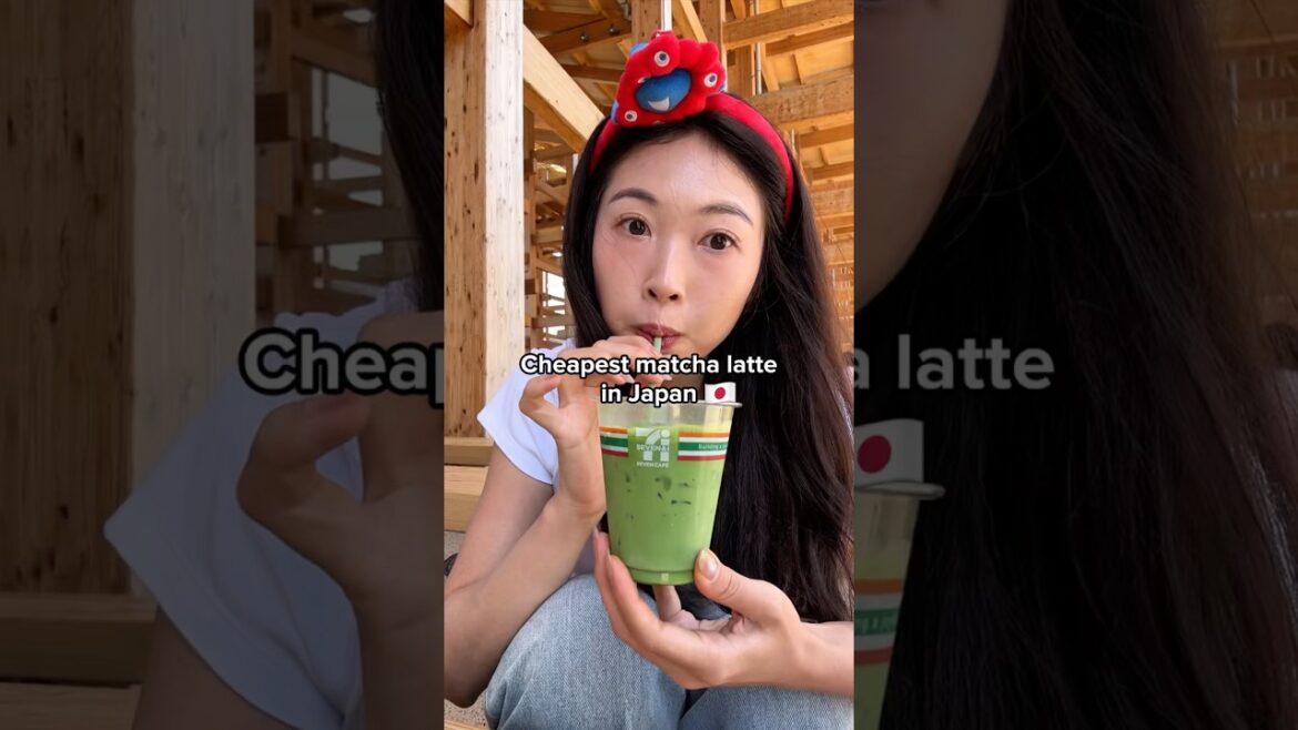 Cheapest Matcha Latte In Japan #japan