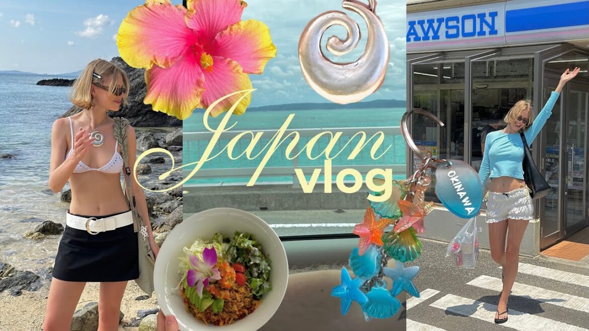 japan vlog 3 (Okinawa - beachtrips, foodspots, exploring the island)