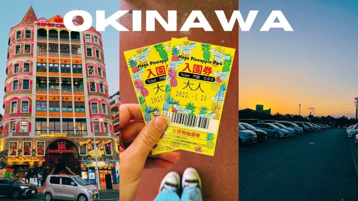 Japan – OKINAWA – Exploring Okinawa’s Churaumi Aquarium, Nago pineapple world & American Village π―π΅π΄ Japan - OKINAWA - Exploring Okinawa's Churaumi Aquarium, Nago pineapple world & American Village π―π΅π΄