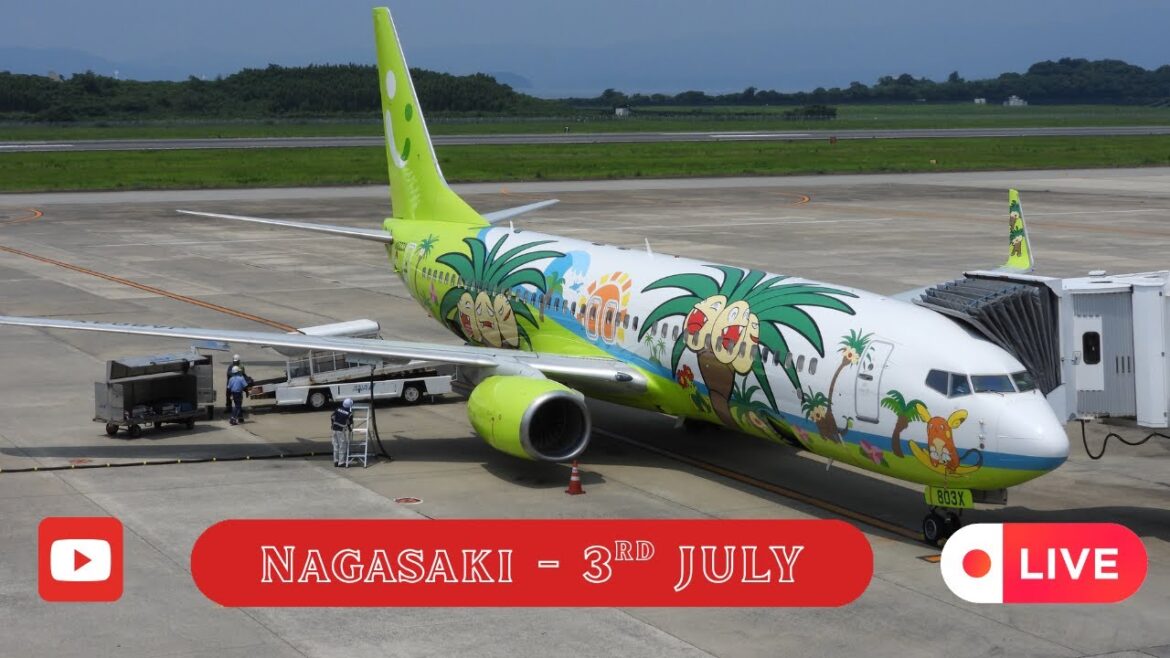 Lets try that again! Shall we? Test stream from NAGASAKI Airport (NGS)