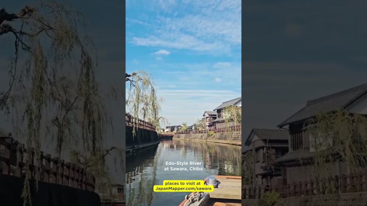 🚣 Glide Through Historic Edo-Style Canals in Sawara, Chiba! ⛩️✨