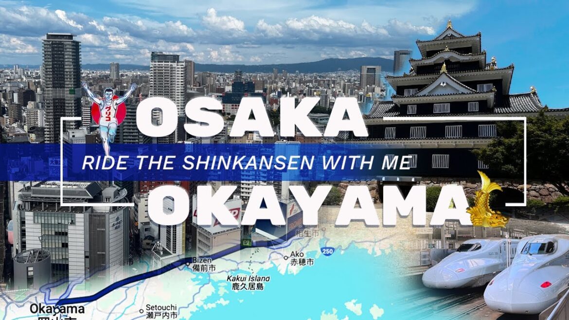 Shinkansen or Bullet Train ride from #osaka  to #okayama