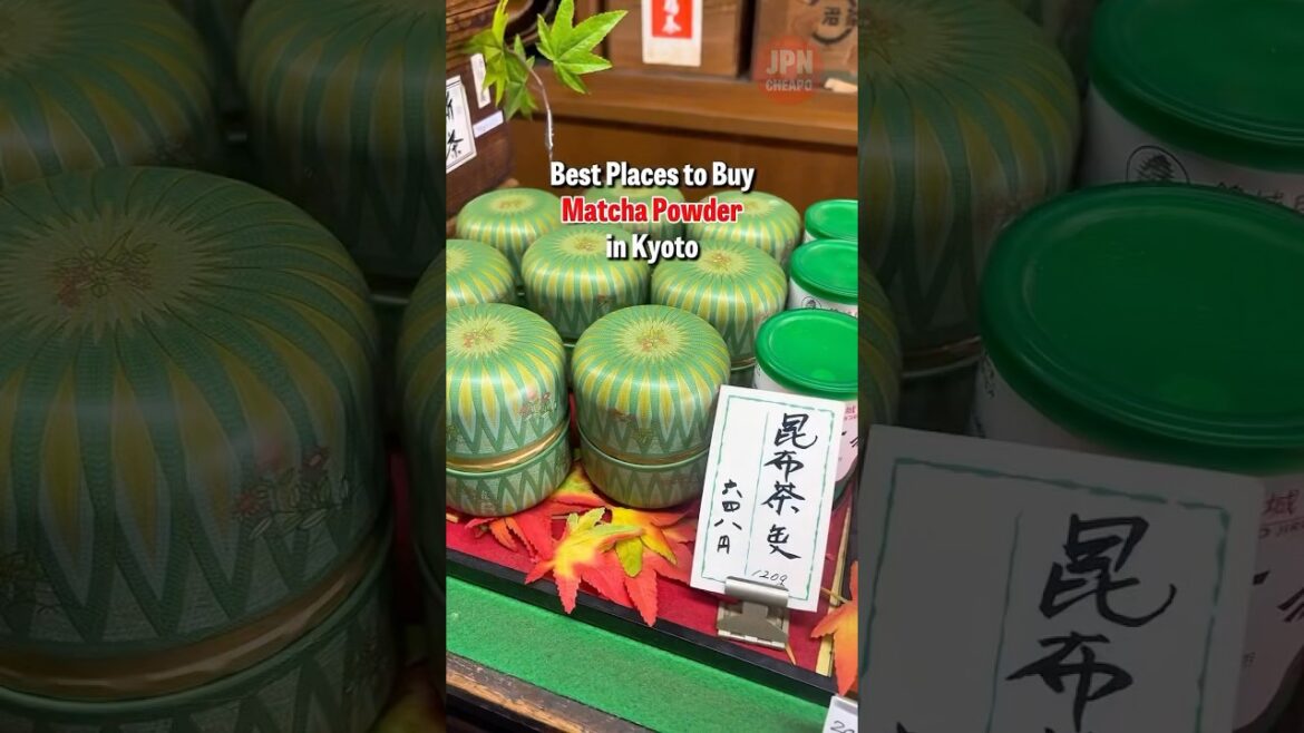Best places to buy matcha powder #japan #travel #japantravel #2025 #japanesefood #japaneseculture