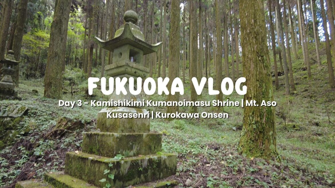 Chill Kumamoto Day Tour from Fukuoka | FUK Vlog: Day 3 Chill Kumamoto Day Tour from Fukuoka | FUK Vlog: Day 3