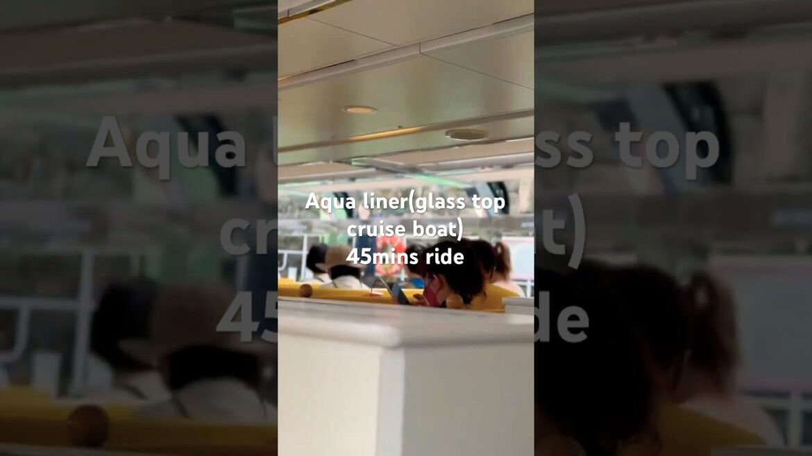 Ep:10 Aqua liner cruise- located near Osaka castle - glass roof boat  #shorts #shortsvideo #travel