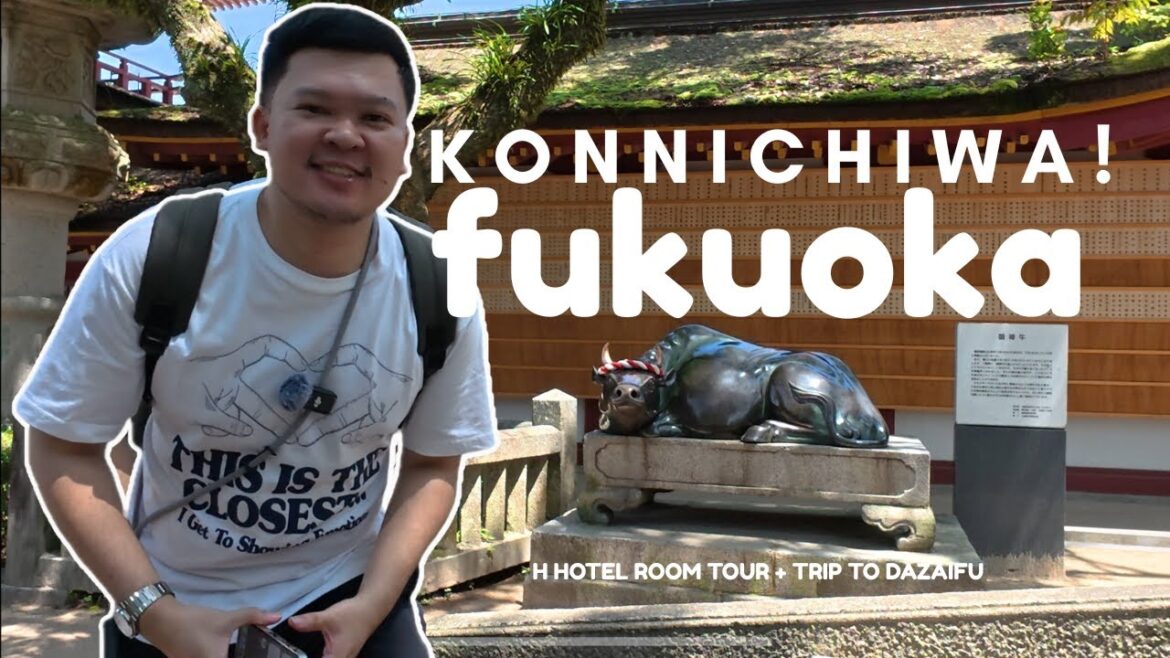 FUKUOKA VLOG: H Hotel Room Tour + trip to Dazaifu