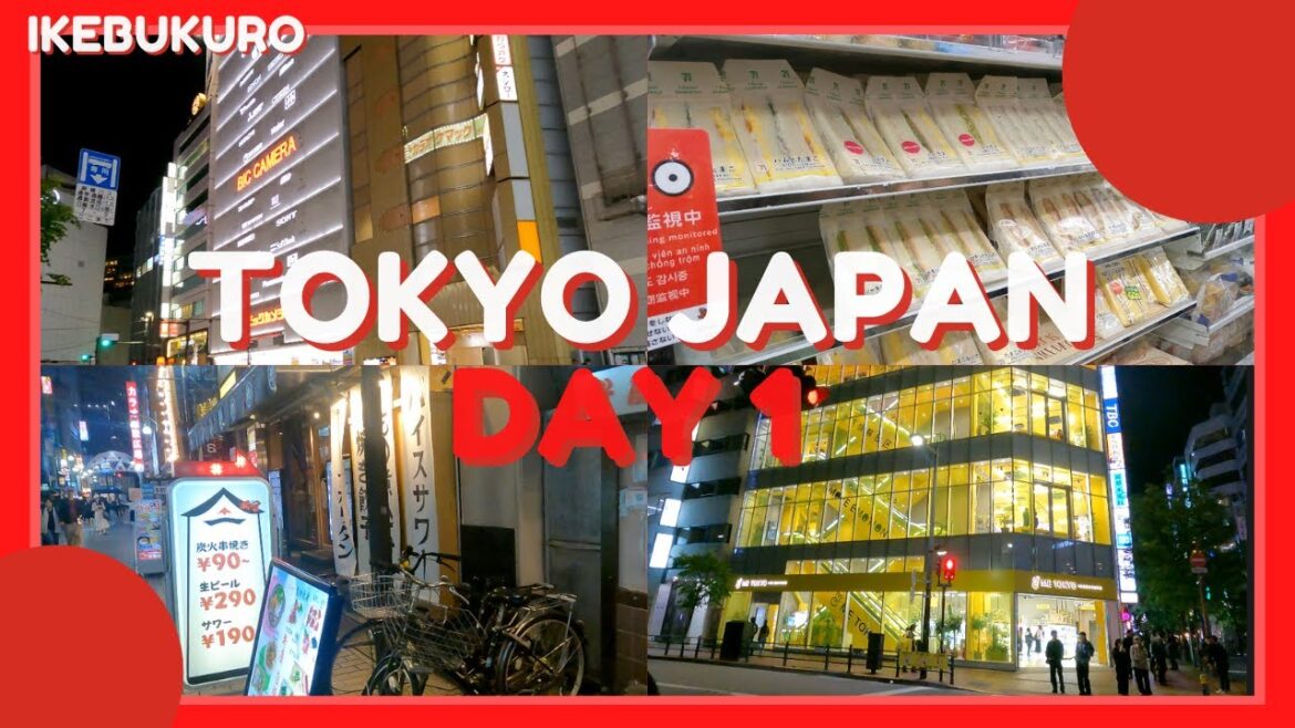 Japan Day 1 Vlog – Starting in Ikebukuro, Tokyo 🇯🇵🛬 #ikebukuro #japan #travel #subs
