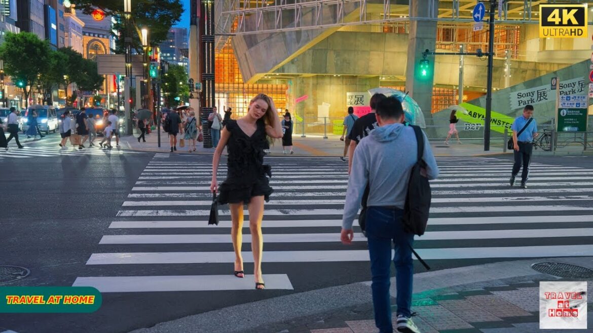 4k hdr japan travel 2025 | Evening Walk in Ginza(銀座)Tokyo japan | Relaxing Natural City ambience 4k hdr japan travel 2025 | Evening Walk in Ginza(銀座)Tokyo japan | Relaxing Natural City ambience