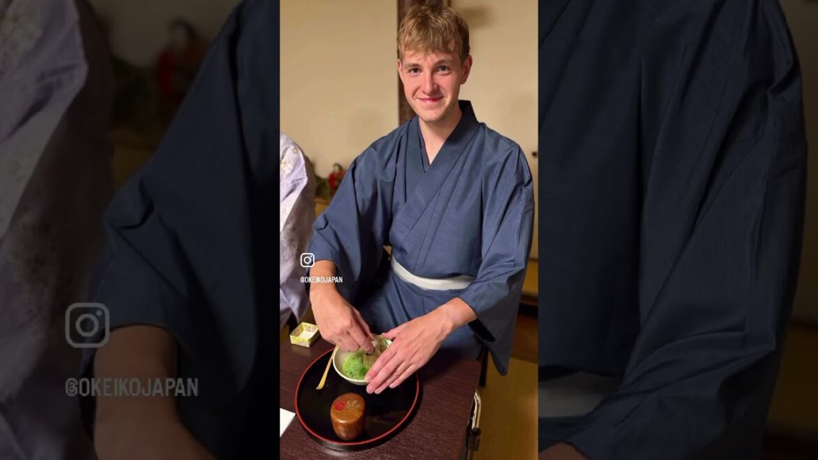 They enjoyed Japanese culture! kimono and tea ceremony #okeikojapan #hiroshima #travel