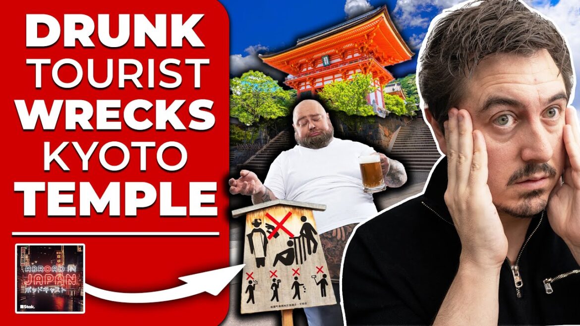Drunk Tourist Damages Legendary Kyoto Temple | @AbroadinJapan #182
