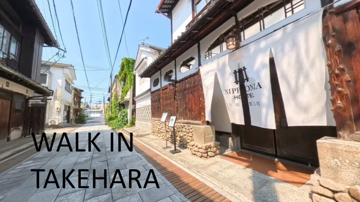 Walking Tour in Takehara’s Historic District | Hidden Gem of Japan 🇯🇵