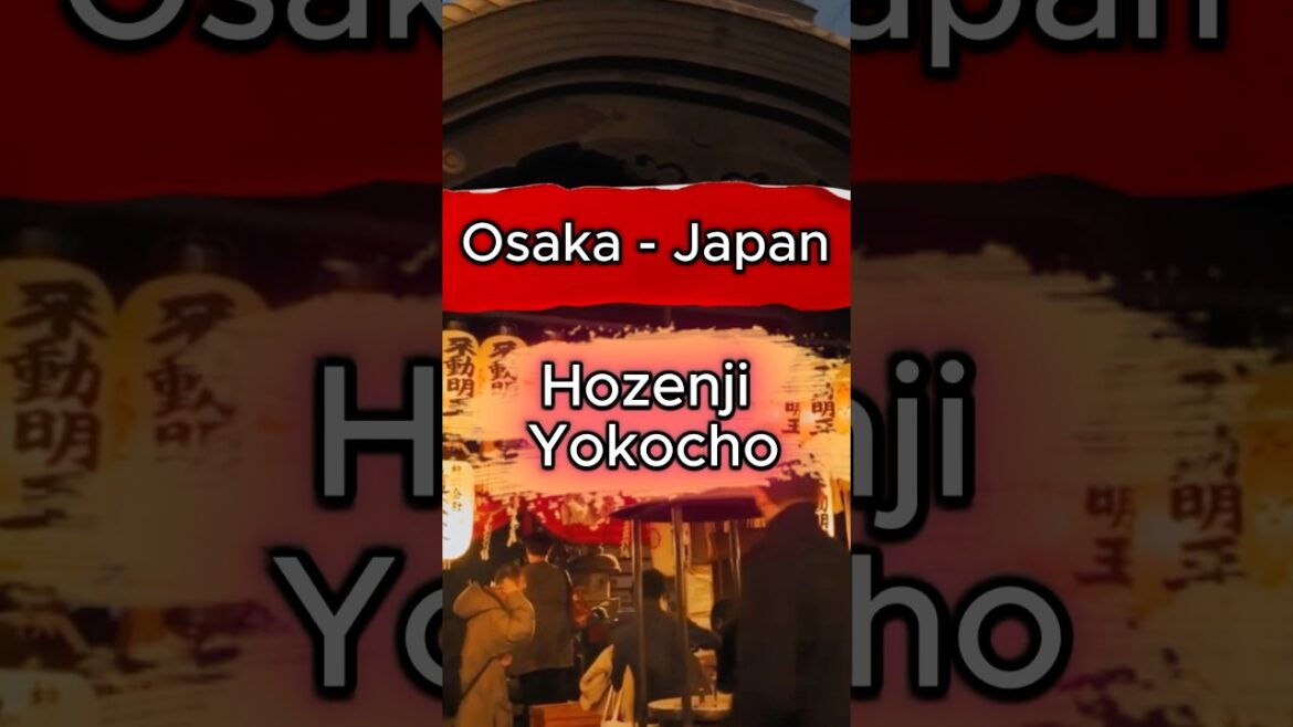 Hozenji Yokocho | Osaka | Japan | Surprising Spots Only Locals Know 🇯🇵 #travel #osaka #japan Hozenji Yokocho | Osaka | Japan | Surprising Spots Only Locals Know 🇯🇵 #travel #osaka #japan