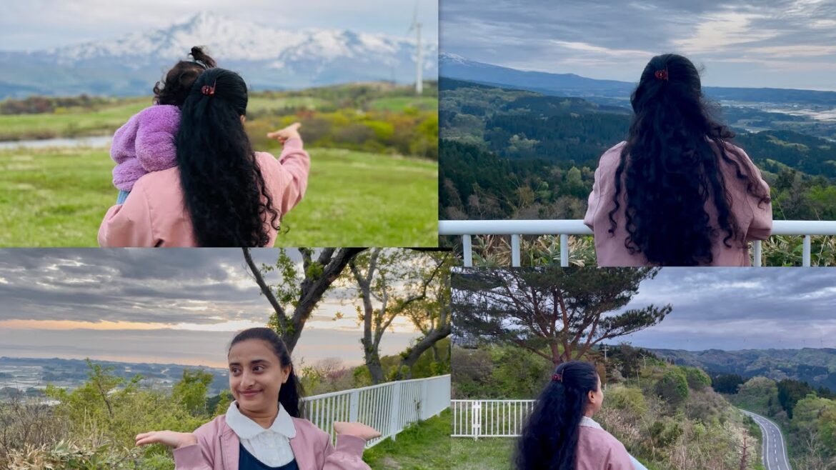 Evening view of Chokaisan,Nikaho(Akita,Japan)