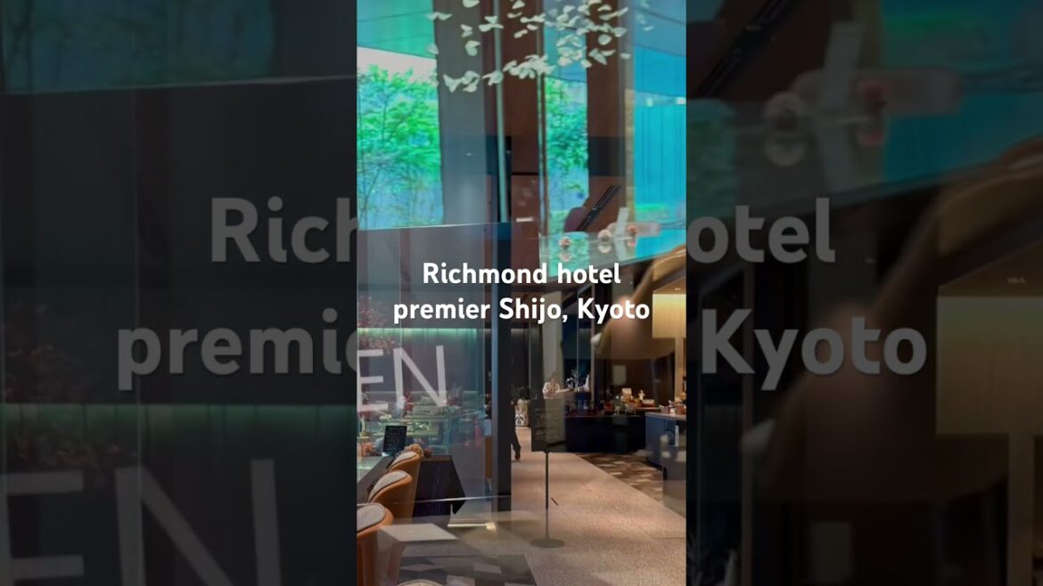 Ep: 13 Richmond Hotel Premier Shijo, Kyoto, Japan #travel #shorts #shortsvideo