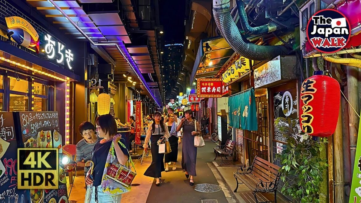 Kobe: Stunning City Lights and Nightlife Vibes Just Near Osaka | Walking Tour | 4K | HDR