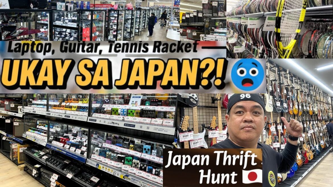 "Japan's BIGGEST Secondhand Store: Tennis, Branded Bags, Guitars & Electronics - Bookoff Tour"