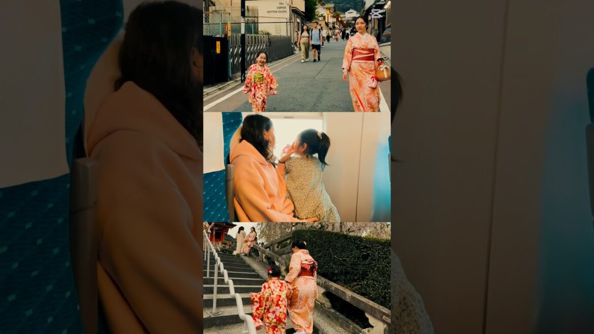 Our first trip 🇯🇵. #oneyearago #kyoto #trip #motheranddaughter #beautifulplace