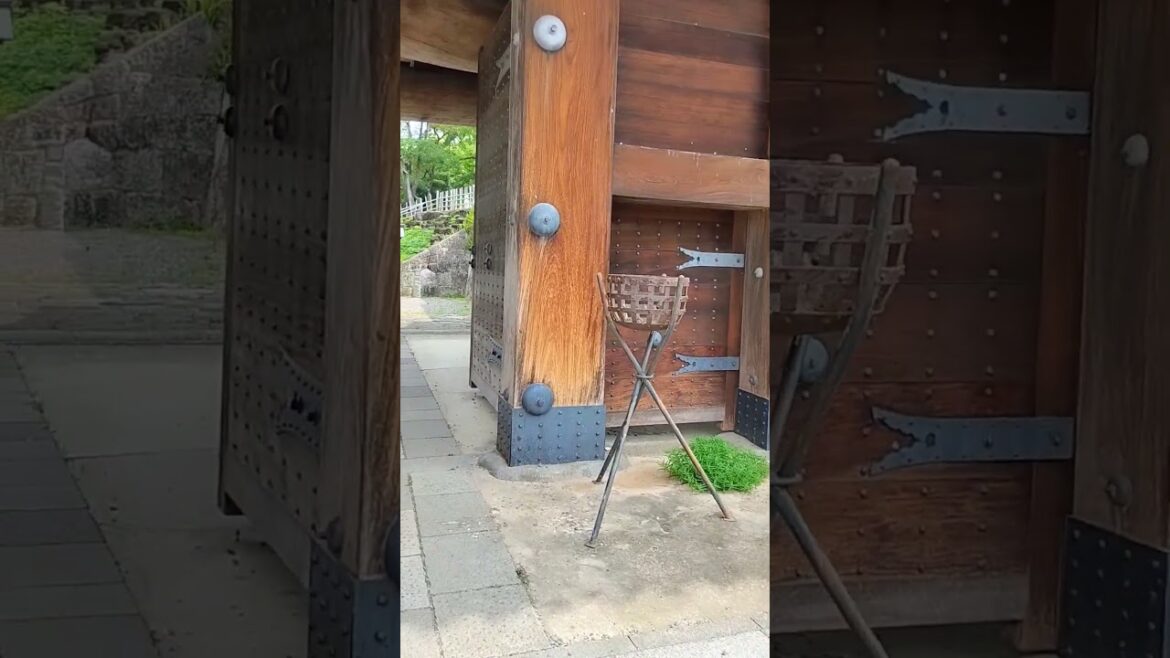 Inside the kill box 😭 of Sumpu Castle in Shizuoka, Japan