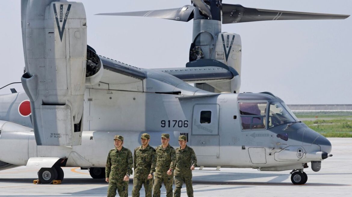 Japan starts deploying Osprey fleet at a new base to beef up southwestern defense