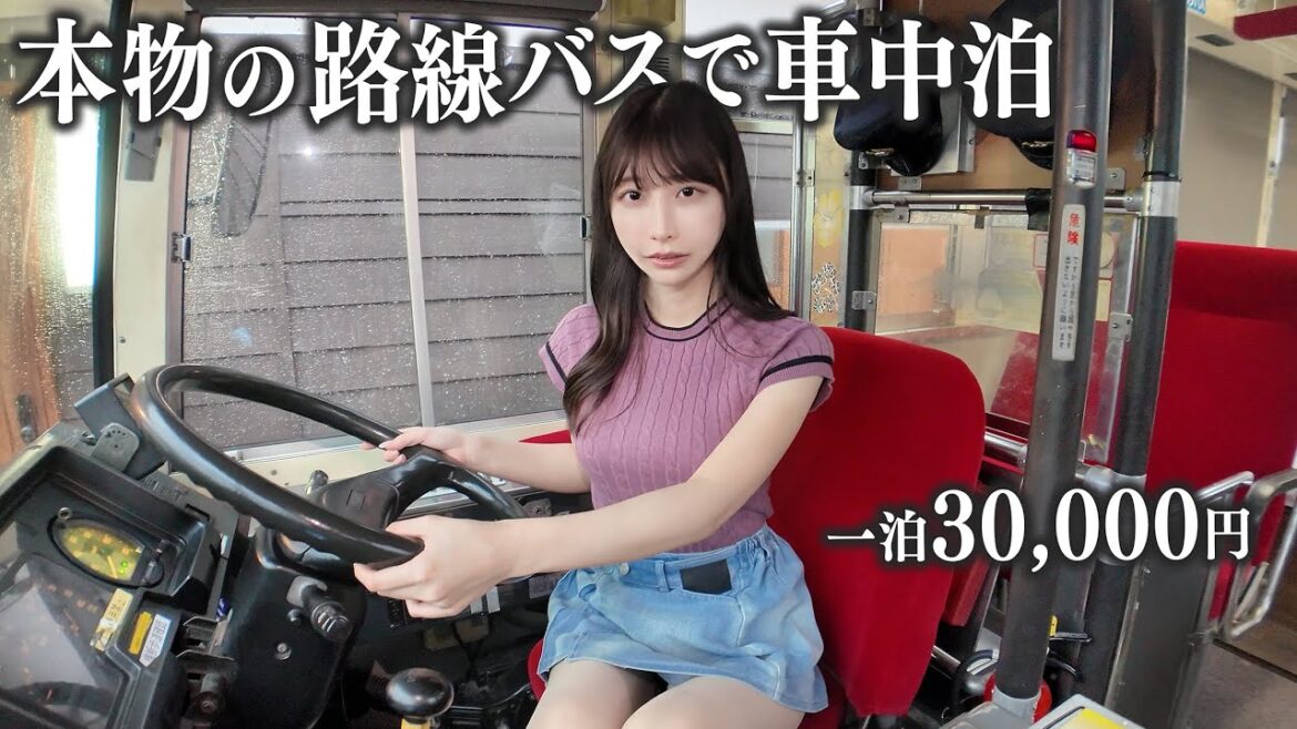 本物の路線バスで車中泊してみたら、想像以上に快適だった… 本物の路線バスで車中泊してみたら、想像以上に快適だった...