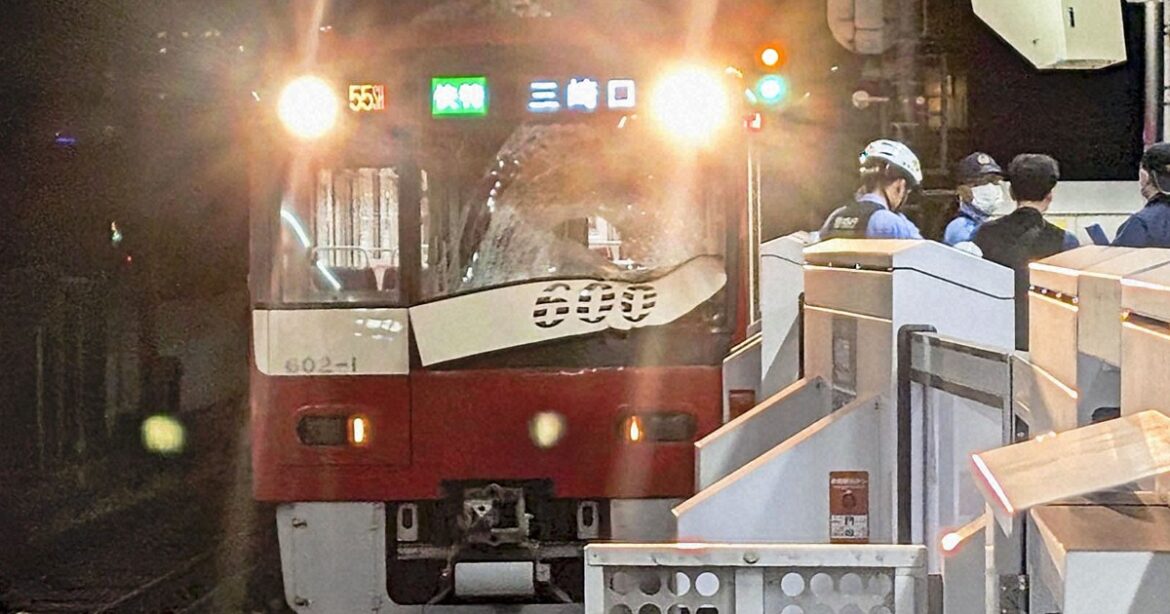 Tokyo railway service disrupted after train hits man, 6 injured