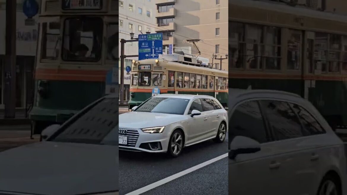 Tram in Hiroshima, Japan. 🇯🇵 #JAPAN_TOUR_APR2025
