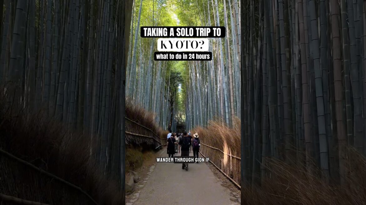 What to do in 24 hours in Kyoto | solo travel #solofemaletravel