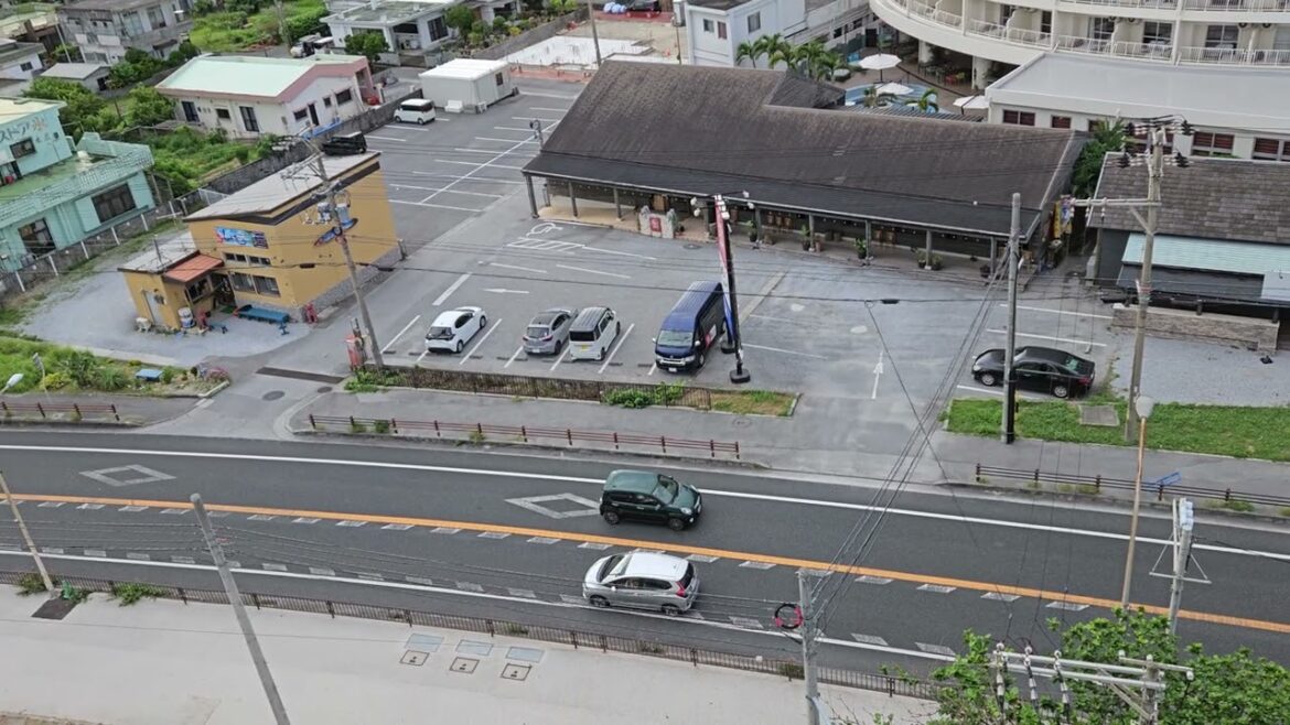 Best Western Kouki Beach (Koki Beach) - View of Road In Front of Hotel - Okinawa, Japan